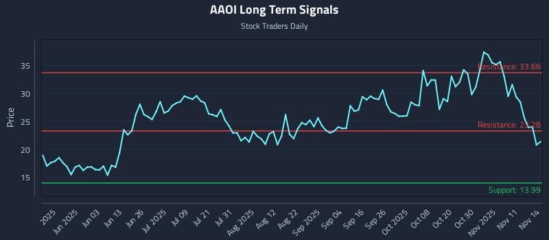 AAOI Long Term Analysis for November 15 2025 AAOI Long Term Analysis for November 15 2025