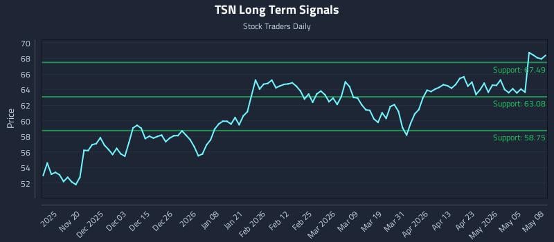 TSN Long Term Analysis for May 11 2026 TSN Long Term Analysis for May 11 2026