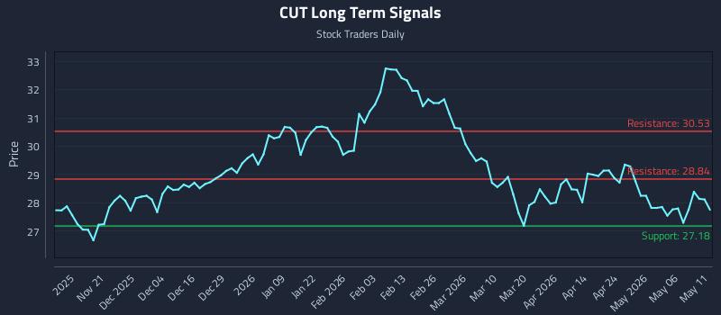 CUT Long Term Analysis for May 12 2026